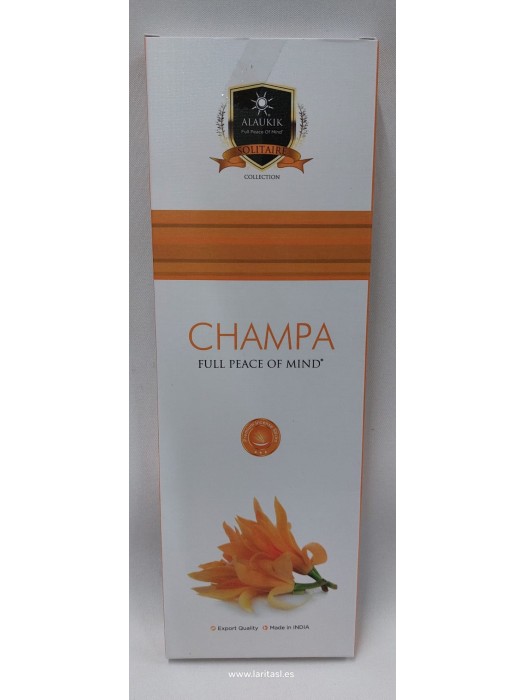 Incienso Alaukik Champa 90gr 